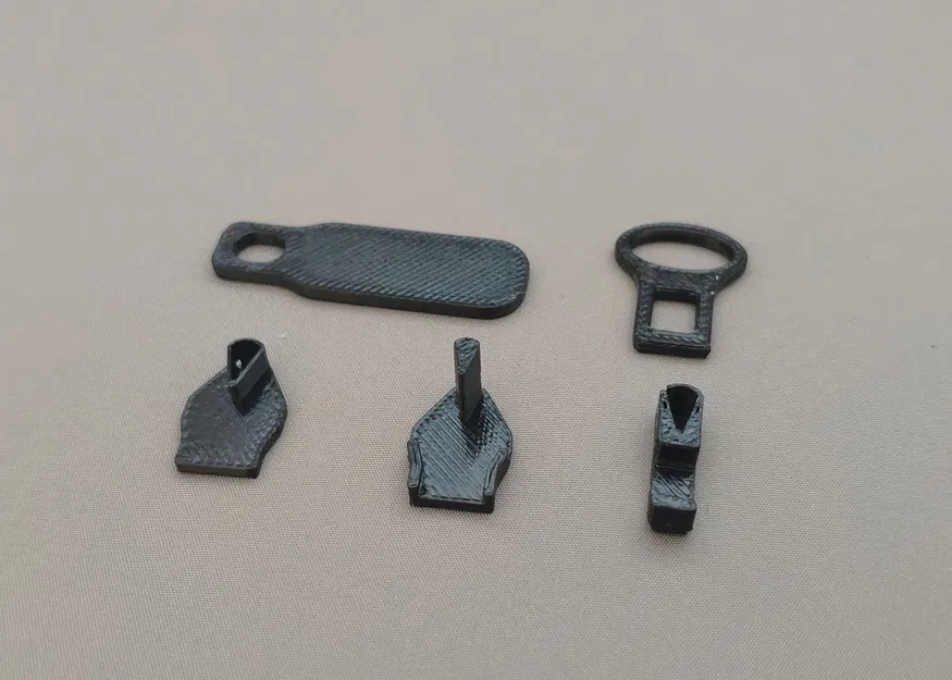 Mẫu thay thế đầu khóa kéo (loại ngược - reverse slider) - Image 2