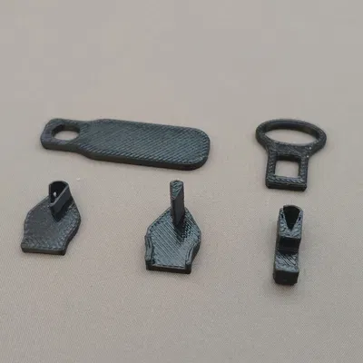 Mẫu thay thế đầu khóa kéo (loại ngược - reverse slider)