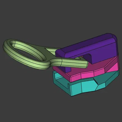 Mẫu thay thế đầu khóa kéo (loại ngược - reverse slider)