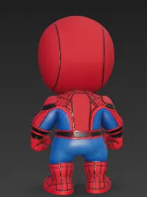 Mô hình Spider-Man Chibi dễ thương - File in 3D chất lượng cao - Image 2