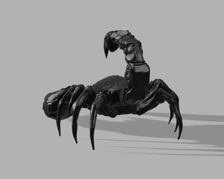 Cyber Scorpion - Mô hình sinh vật cơ khí phong cách tương lai - Image 3