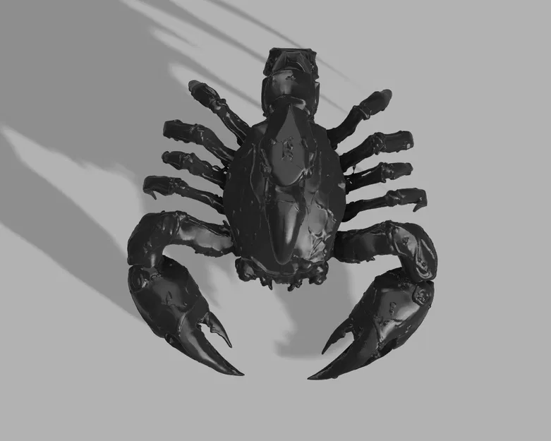 Cyber Scorpion - Mô hình sinh vật cơ khí phong cách tương lai - Image 4