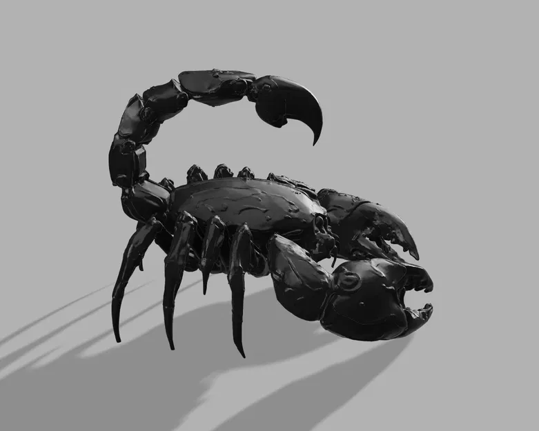 Cyber Scorpion - Mô hình sinh vật cơ khí phong cách tương lai - Image 7