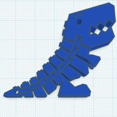 Móc khóa khủng long Flexi Rex