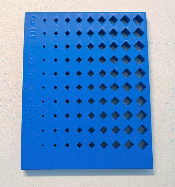 Tấm Thước Đo Đường Kính Lỗ Tham Số (Parametric Hole Diameter Gauge Plate) - Image 6