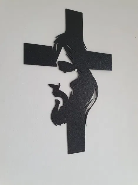 Mô hình trang trí tường Chúa trên thập giá nghệ thuật in 3D - Image 2
