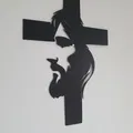 Mô hình trang trí tường Chúa trên thập giá nghệ thuật in 3D - Thumbnail 2