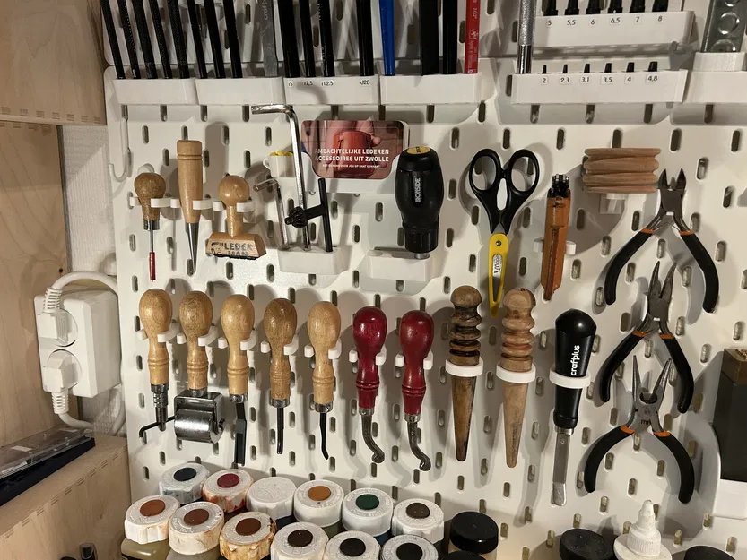 Giá treo dụng cụ làm da cho IKEA Skadis (hệ thống SUMS) - Image 6