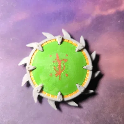 Khiên Cưa Máy DOOM – Mô hình xoay 3D