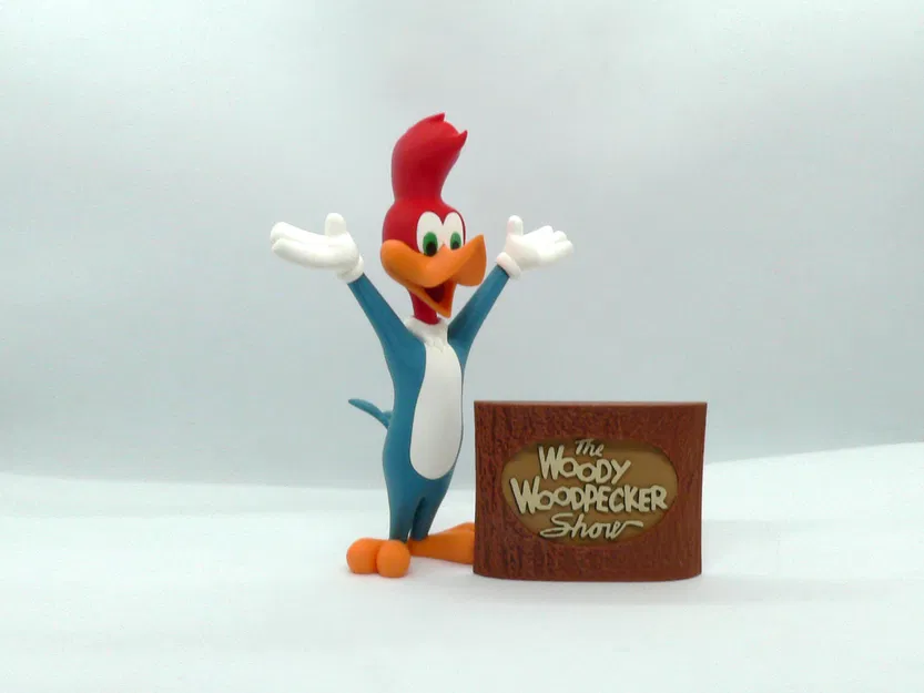 Mô hình 3D Woody Woodpecker - Image 1
