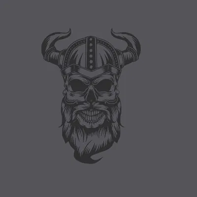 Tranh treo tường chiến binh Viking đội mũ sừng