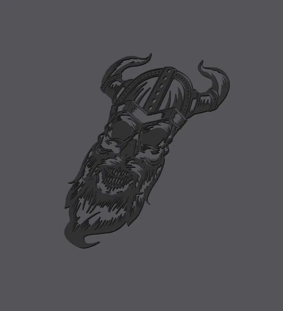 Tranh treo tường chiến binh Viking đội mũ sừng - Image 4