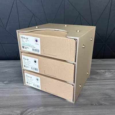 Bộ kệ Modular Filament Organizer: Giải pháp sắp xếp nhựa in 3D gọn gàng