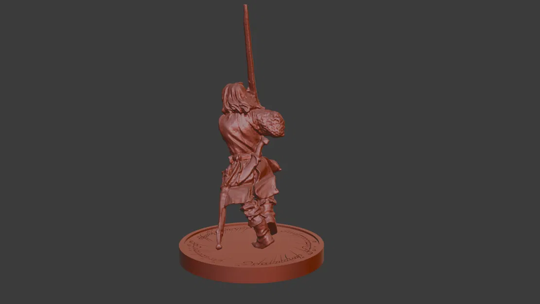 Mô hình 3D Aragorn (LORT) - Miniature tuyệt đẹp cho game board - Image 3