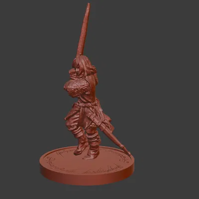 Mô hình 3D Aragorn (LORT) - Miniature tuyệt đẹp cho game board