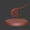 Mô hình 3D bộ xương hóa thạch Velociraptor trang trí bàn làm việc - Thumbnail 2