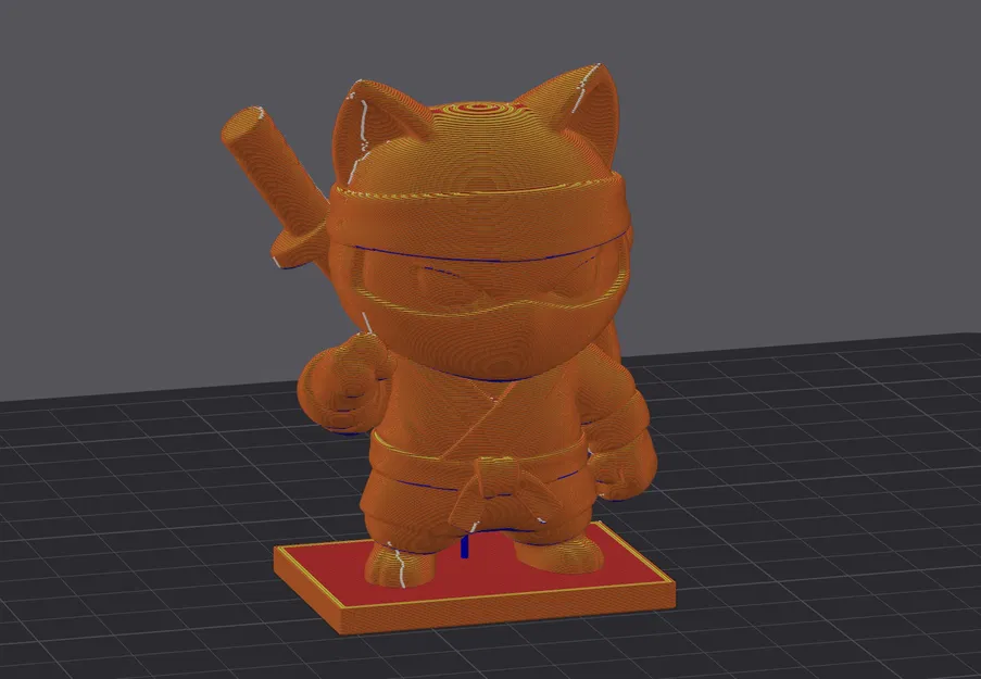 Mô hình 3D mèo ninja - Shadow Meow-sassin - Image 2
