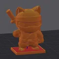Mô hình 3D mèo ninja - Shadow Meow-sassin - Thumbnail 2