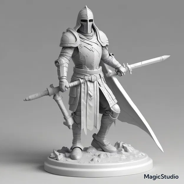 Bộ sưu tập mô hình Hiệp sĩ và Quái thú cho game D&D, Warhammer - Image 1