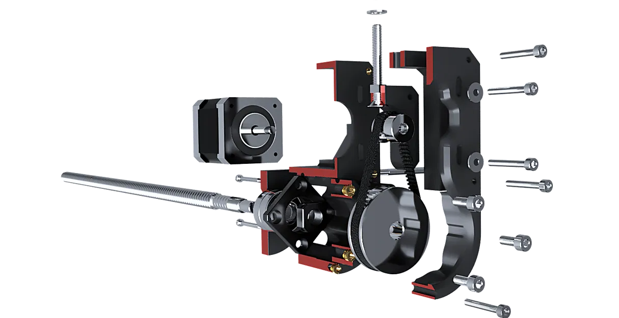 Z-Upgrade 3.2c/d cho VCORE 4.0 dùng Ballscrew SFU1605-SFU1204 - Image 8