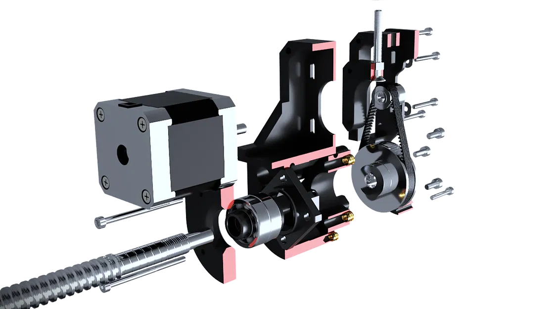 Z-Upgrade 3.2c/d cho VCORE 4.0 dùng Ballscrew SFU1605-SFU1204 - Image 11