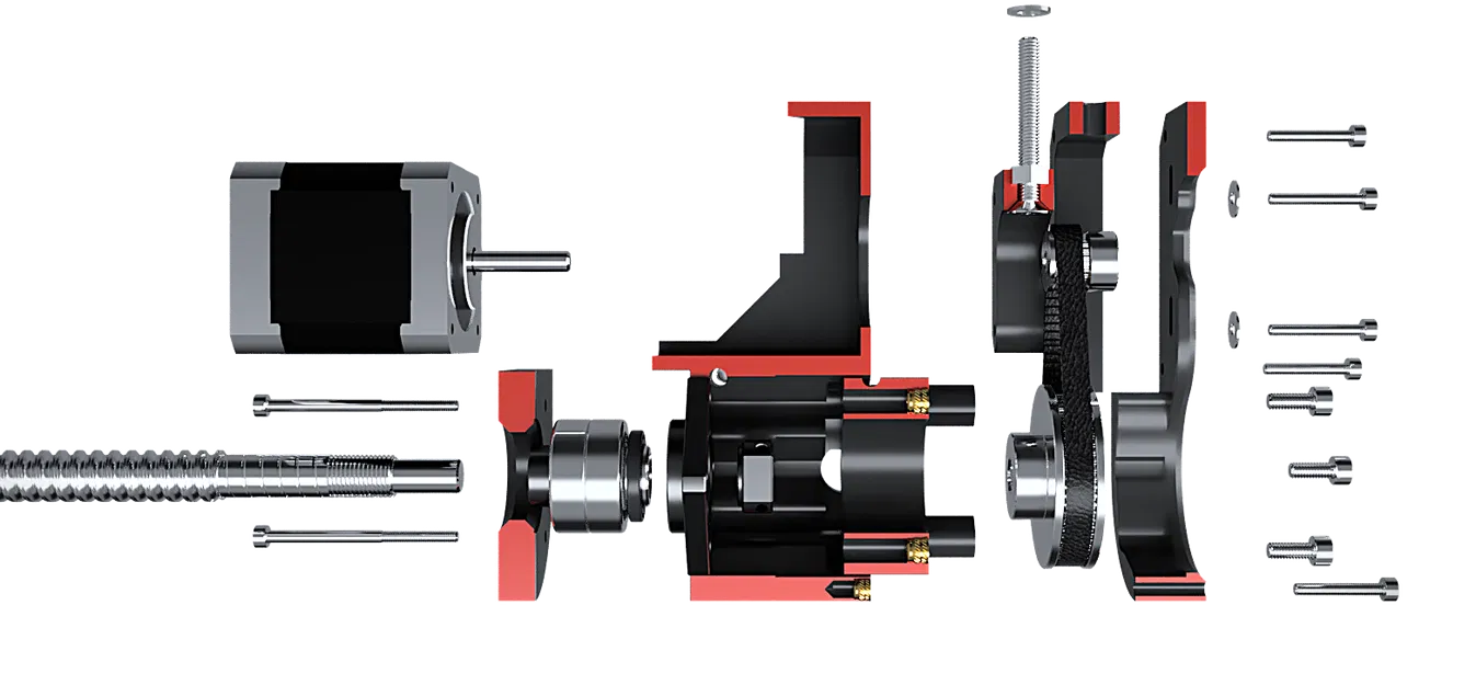Z-Upgrade 3.2c/d cho VCORE 4.0 dùng Ballscrew SFU1605-SFU1204 - Image 12