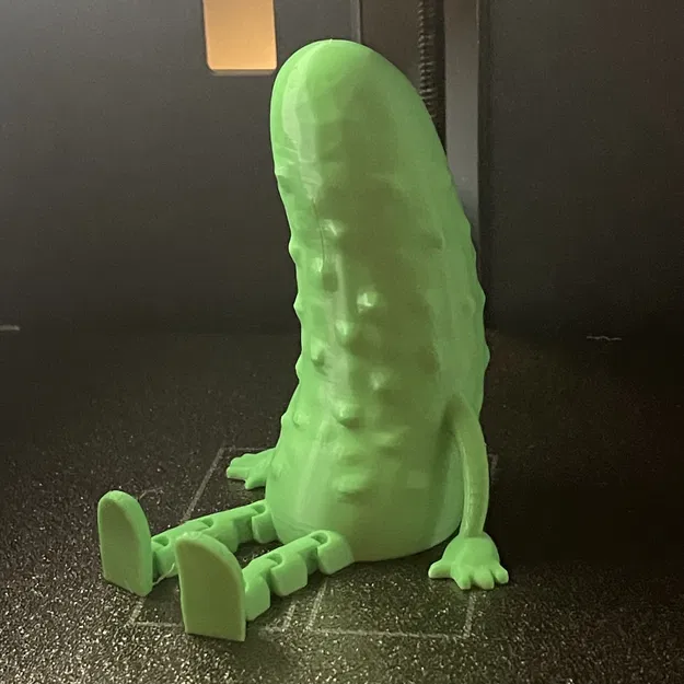 Mô hình quả dưa chuột cử động linh hoạt - In 3D dễ dàng - Image 1