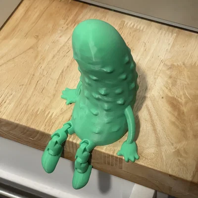 Mô hình quả dưa chuột cử động linh hoạt - In 3D dễ dàng