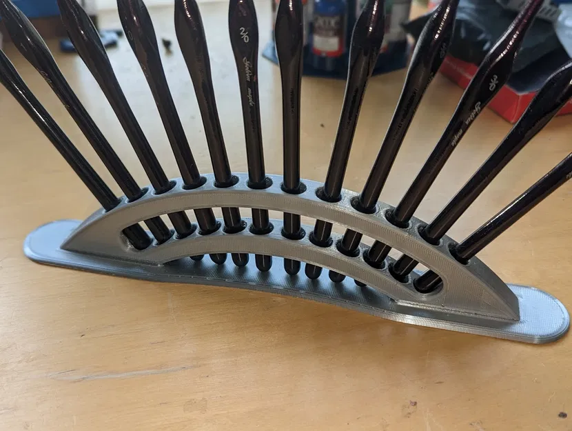 Giá đỡ cọ vẽ 9mm - Giải pháp lưu trữ cọ gọn gàng cho bàn làm việc - Image 2