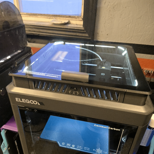 Bản Mod Elegoo CC Riser - Nắp kính trượt cho khung JesusFreak - Thumbnail 1