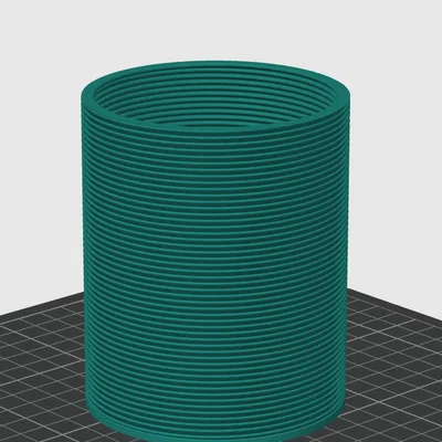 Mô hình đồ chơi lò xo Slinky 3D ấn tượng