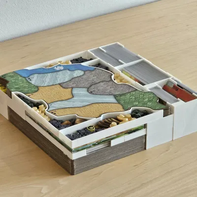 Bộ Organizer Spirit Island cho toàn bộ nội dung đã phát hành và các bản mở rộng tương lai