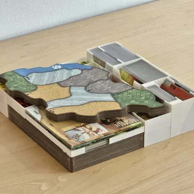 Bộ Organizer Spirit Island cho toàn bộ nội dung đã phát hành và các bản mở rộng tương lai