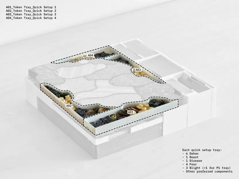 Bộ Organizer Spirit Island cho toàn bộ nội dung đã phát hành và các bản mở rộng tương lai - Image 16