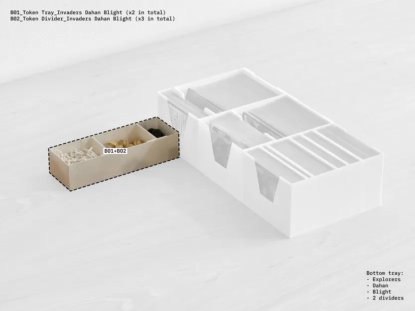 Bộ Organizer Spirit Island cho toàn bộ nội dung đã phát hành và các bản mở rộng tương lai - Image 26