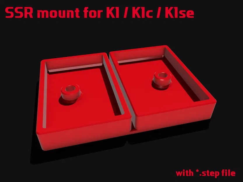Giá đỡ SSR cho nâng cấp bàn nhiệt dòng K1 / K1c / K1se - Image 1