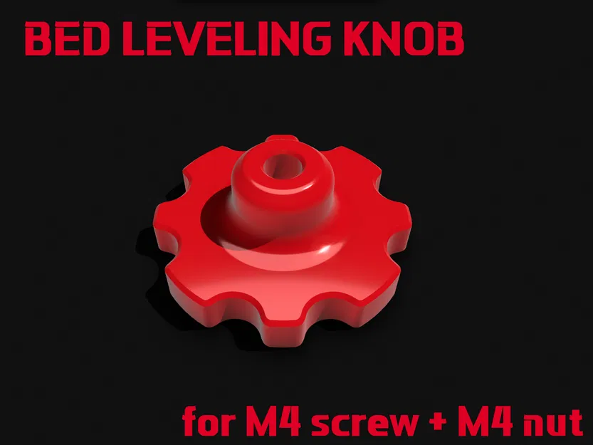 Núm vặn căn chỉnh bàn in 3D (Bed Leveling Knob) cho ốc M4 - Image 1