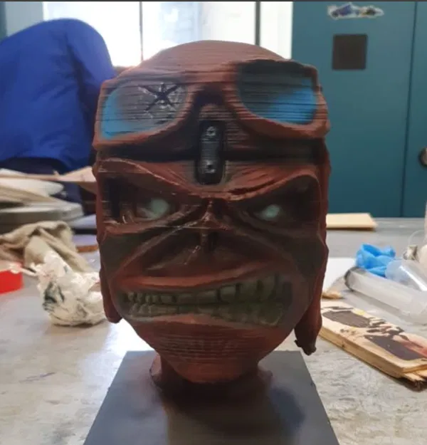 Mô hình 3D đầu nhân vật Eddie của Iron Maiden cực chất - Image 1