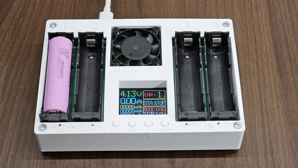 Vỏ hộp thiết bị đo dung lượng pin 18650 - Image 2