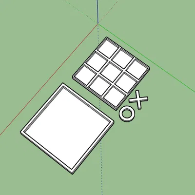 Bộ cờ ca-rô (Tic-tac-toe) nhỏ gọn