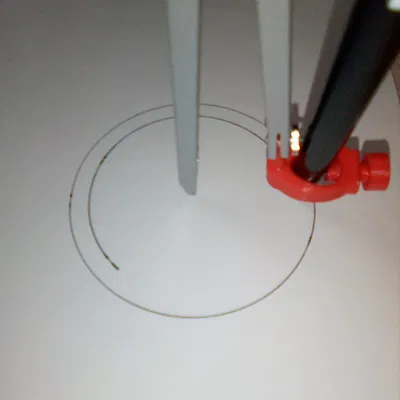 Đầu kẹp bút đa năng cho compa: Marker compass adapter