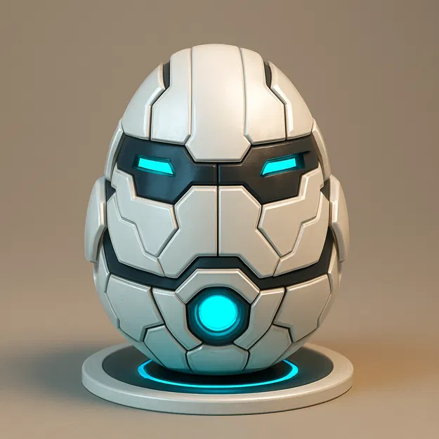 Iron Egg – Quả trứng bọc giáp phong cách tương lai - Image 1