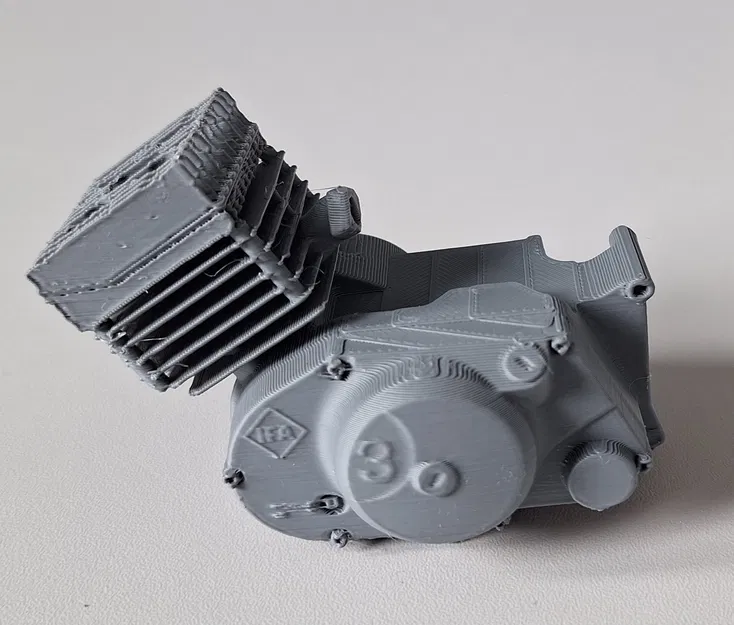 Mô hình động cơ xe máy Simson S51 in 3D chi tiết - Image 1