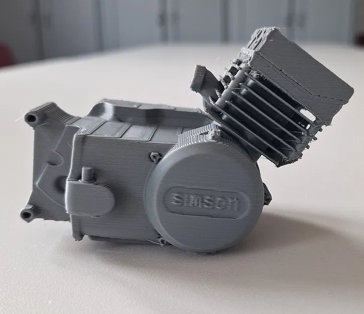 Mô hình động cơ xe máy Simson S51 in 3D chi tiết - Image 2