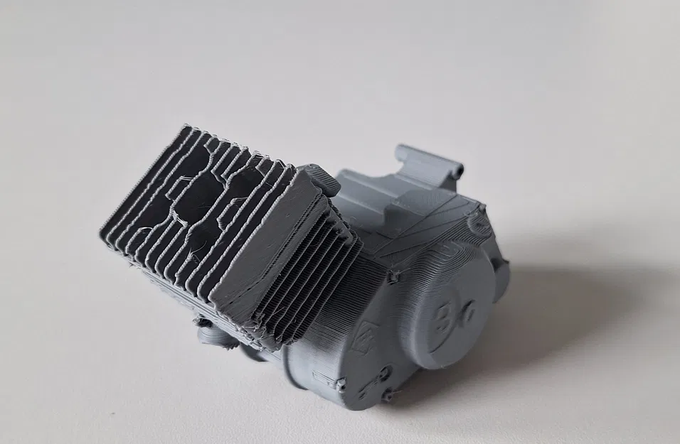 Mô hình động cơ xe máy Simson S51 in 3D chi tiết - Image 3