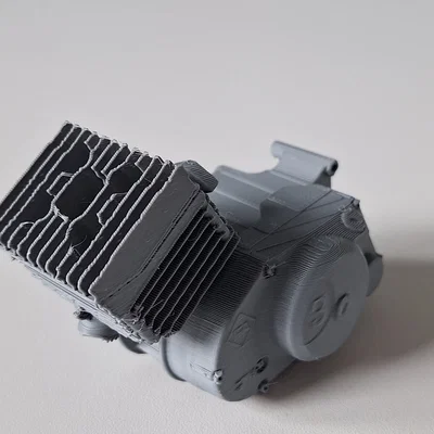 Mô hình động cơ xe máy Simson S51 in 3D chi tiết