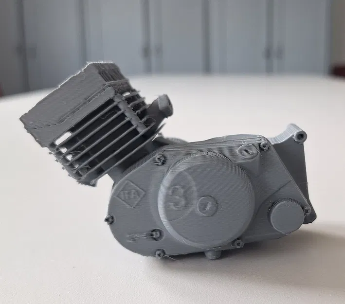 Mô hình động cơ xe máy Simson S51 in 3D chi tiết - Image 8