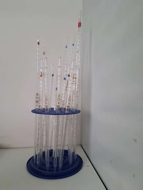Giá đỡ Burette và Pipette kèm khay thoát nước - Image 1