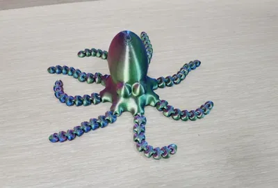 Mô hình bạch tuộc khớp nối (Articulated Octopus) in 3D cực đáng yêu - Image 1