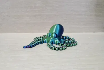 Mô hình bạch tuộc khớp nối (Articulated Octopus) in 3D cực đáng yêu - Image 2